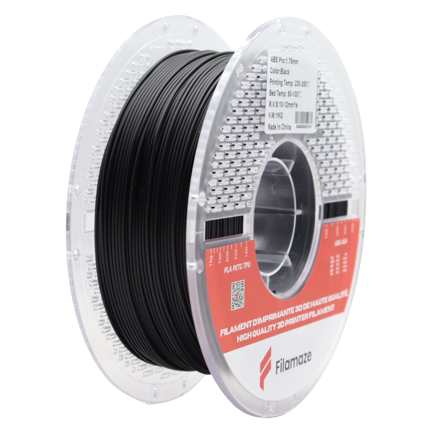 ABS PRO - BLACK 1.75MM (1KG)