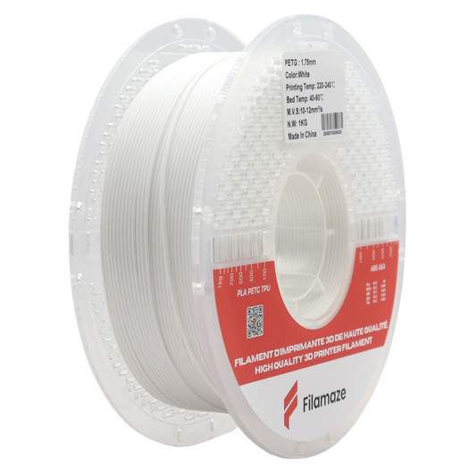 PETG - BLANC 1,75 MM (1 kg)