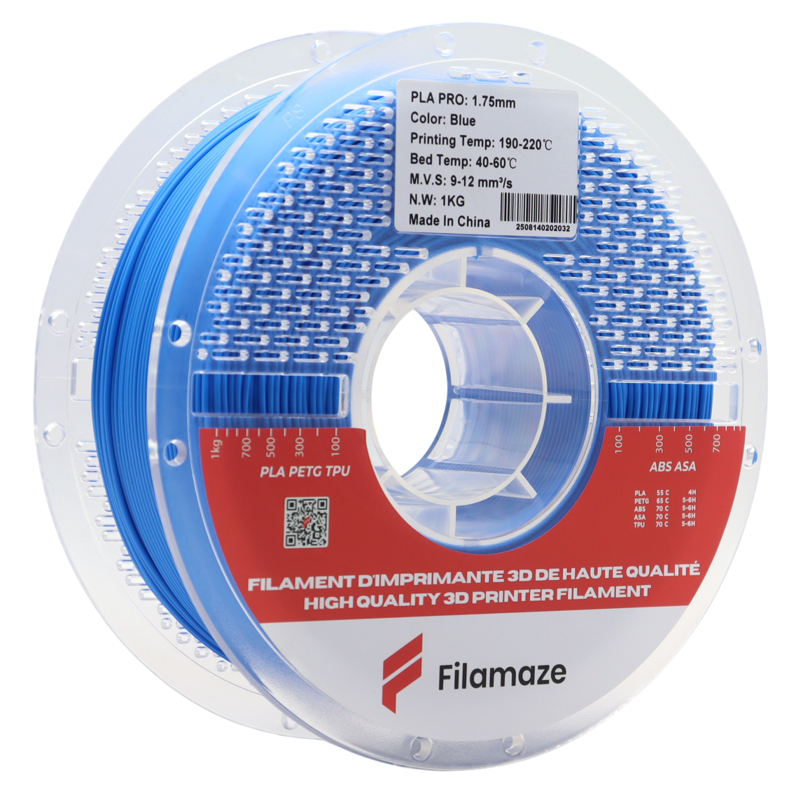 PLA PRO - BLUE 1.75MM (1KG)