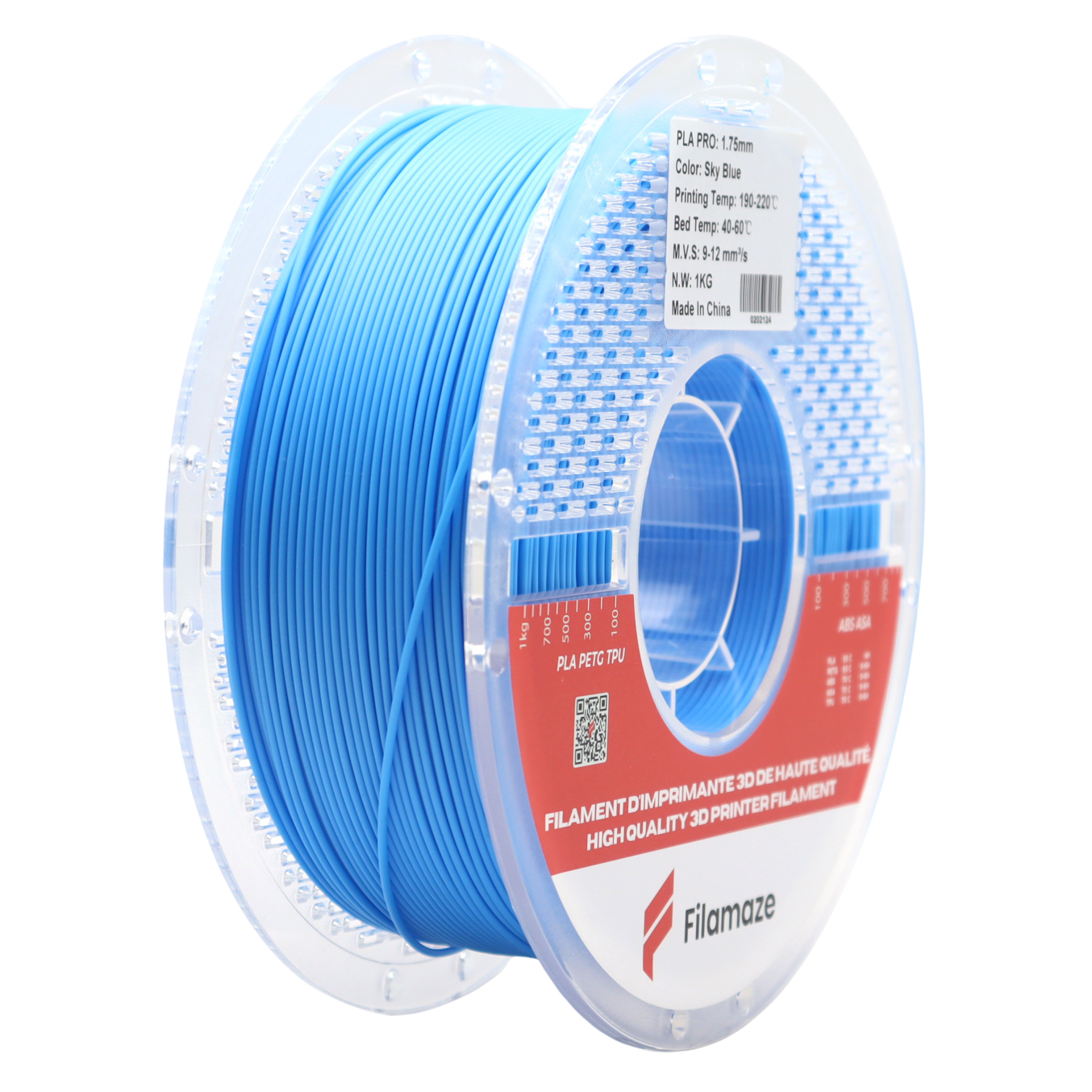 PLA PRO - SKY BLUE 1.75MM (1KG)
