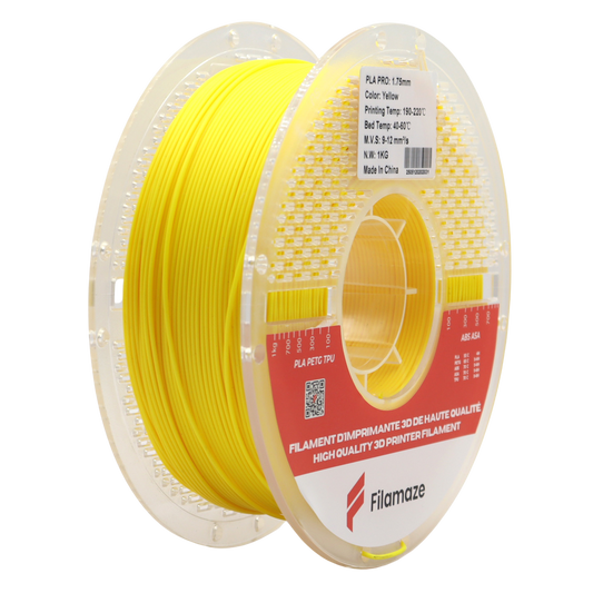 PLA PRO - JAUNE 1,75 MM (1 KG)
