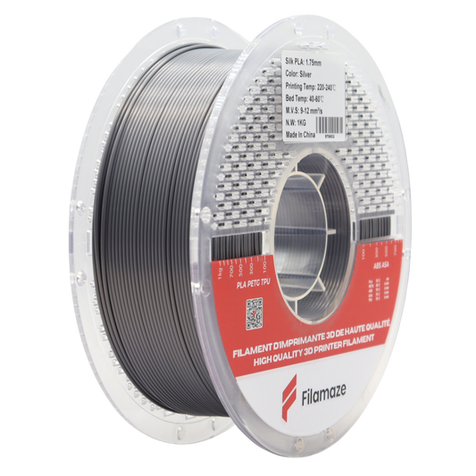PLA SILK - SILVER  1.75MM (1KG)