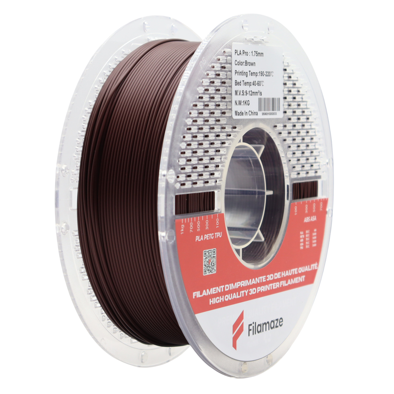 PLA PRO - BROWN  1.75MM (1KG)
