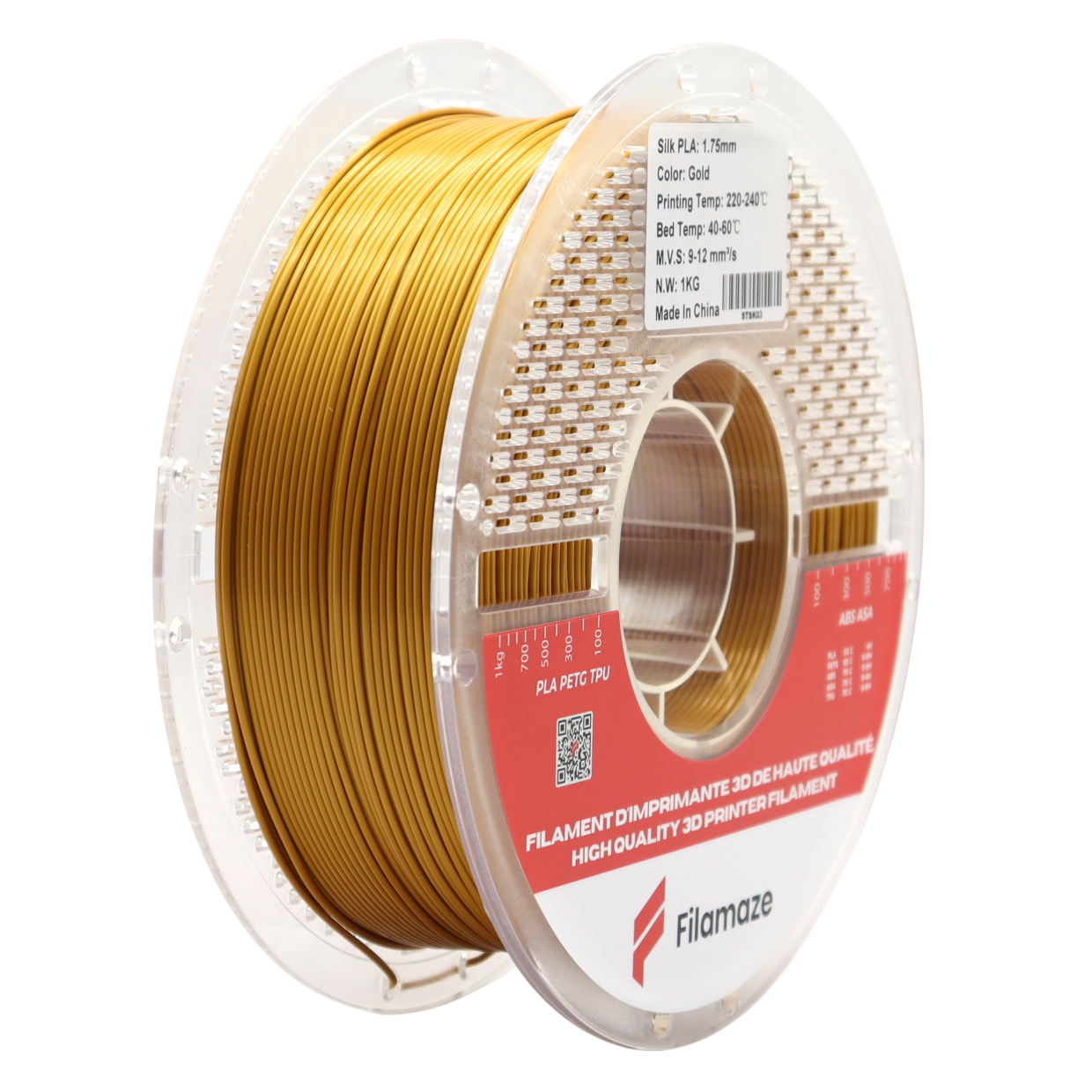 PLA SILK - GOLD  1.75MM (1KG)